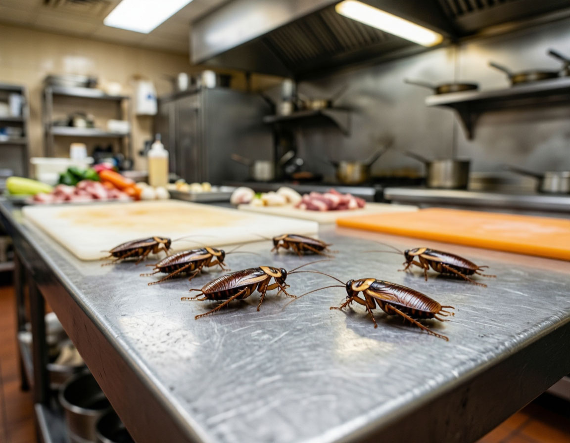 Проблема тараканов на кухне ресторана и необходимость профессиональной обработки